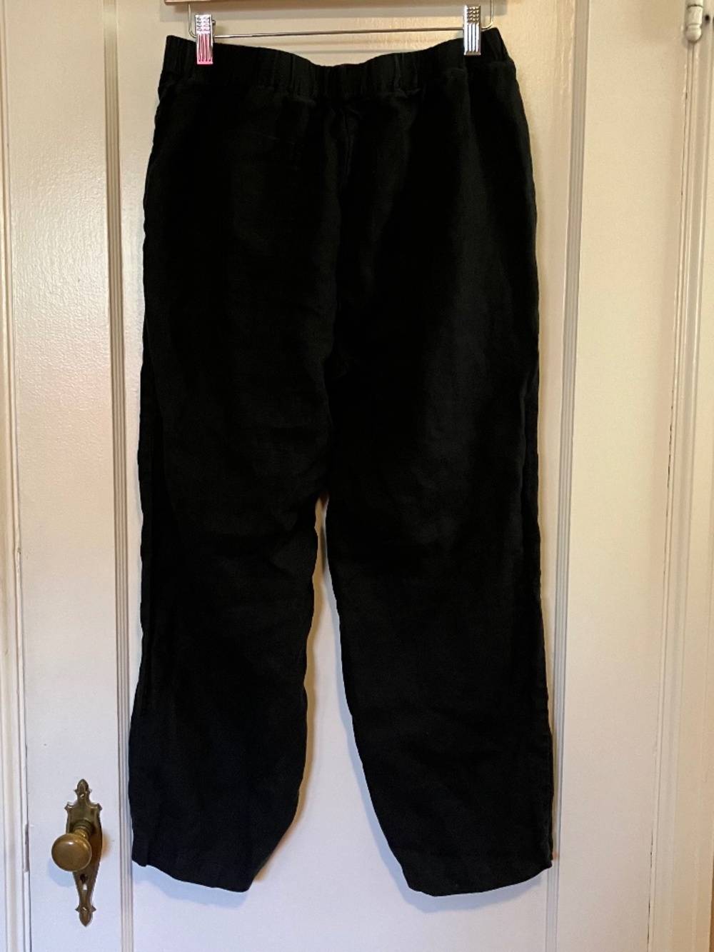 Quince European Linen casual pants, small